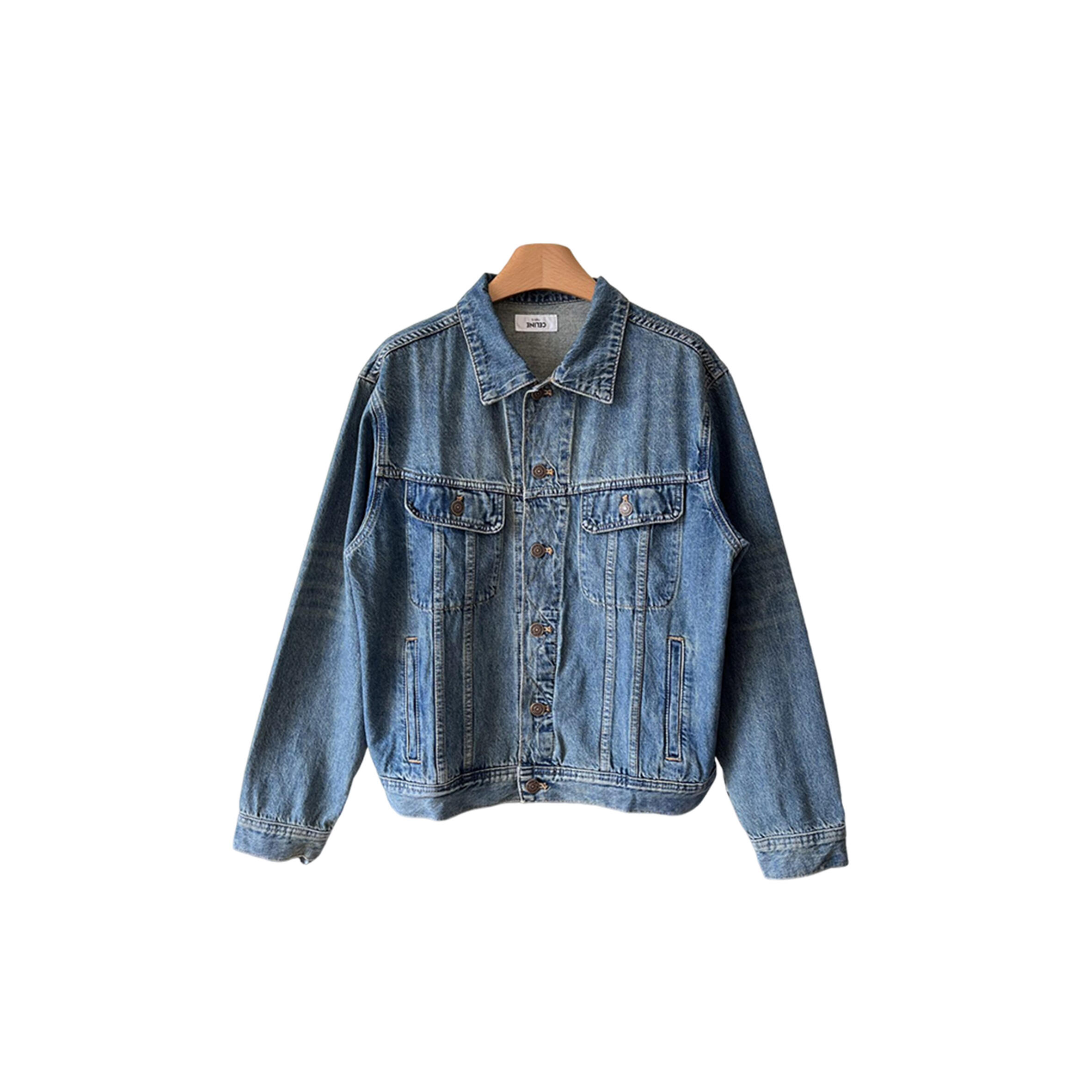 ce1i*e letter embroidered De*1m jacket